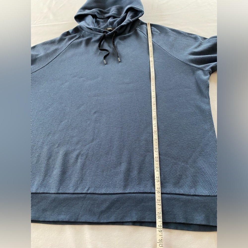 Theory Hoodie in Organic Cotton Thermal. XXL - Picture 9 of 12